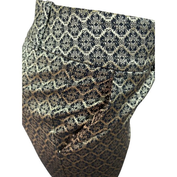 Ann Taylor Womens Geometric Patterned Slim-Fit Ankle Trousers Size 2 - Picture 6 of 10